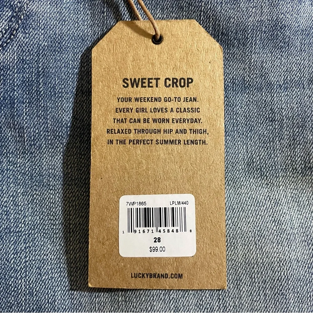 Lucky Brand Women's Blue Crop Jeans 6/28